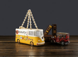 Quirky Bus / Camper Van Designed Handbag Yellow Edition