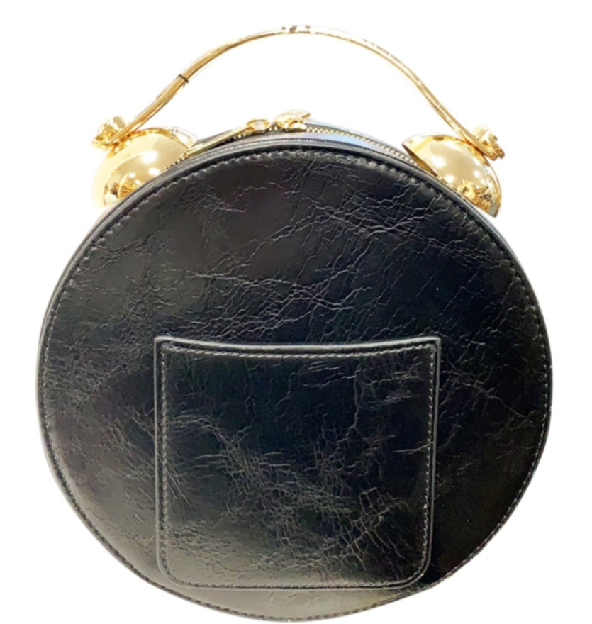 New Season Small Clock Handbag & Crossbody Black Edition